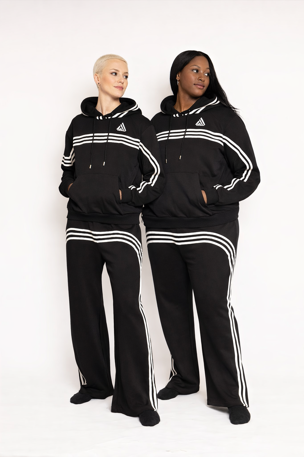 Urban Velocity Stripe Tracksuit Set