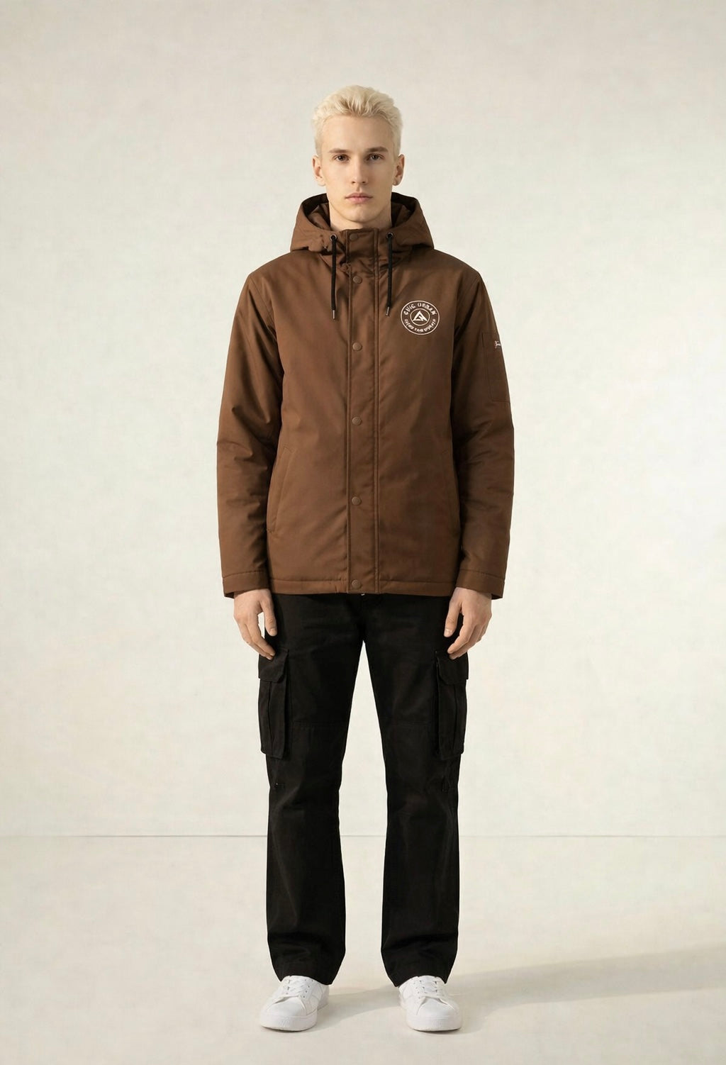 Khaki Drift Hoodie