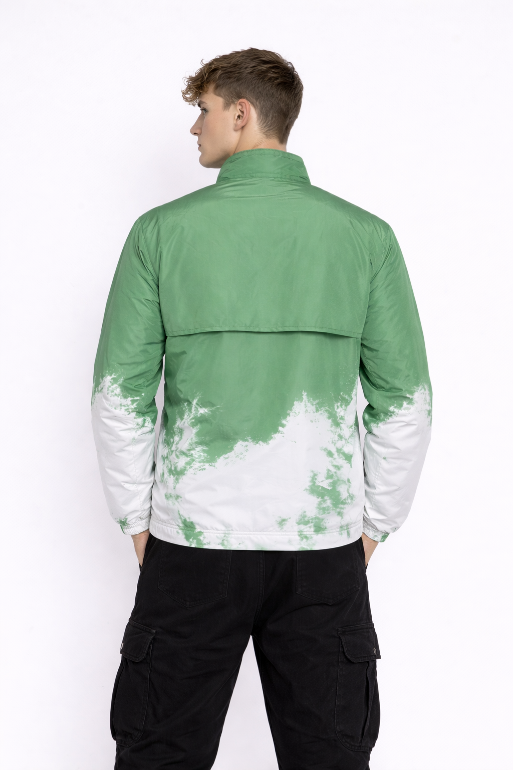 Ocean Crest Anorak-Forest Green Pullover