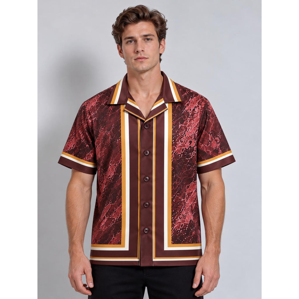 Velouris Cuban Collar  Shirt