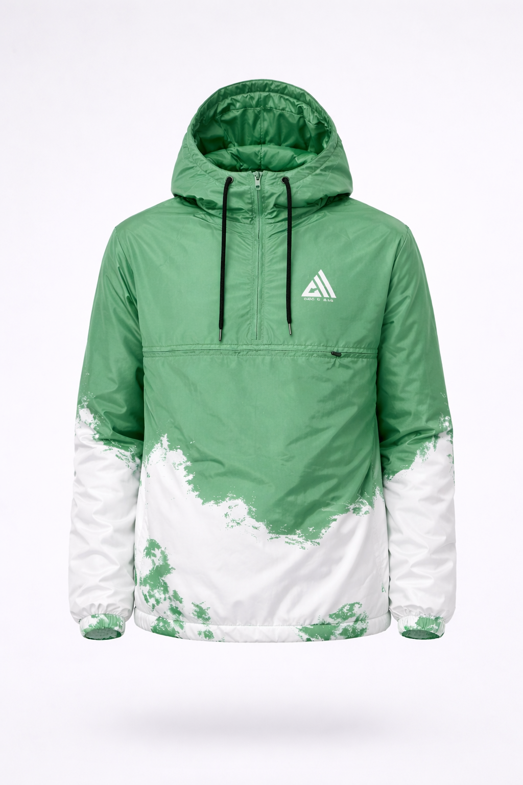 Ocean Crest Anorak-Forest Green Hoodie