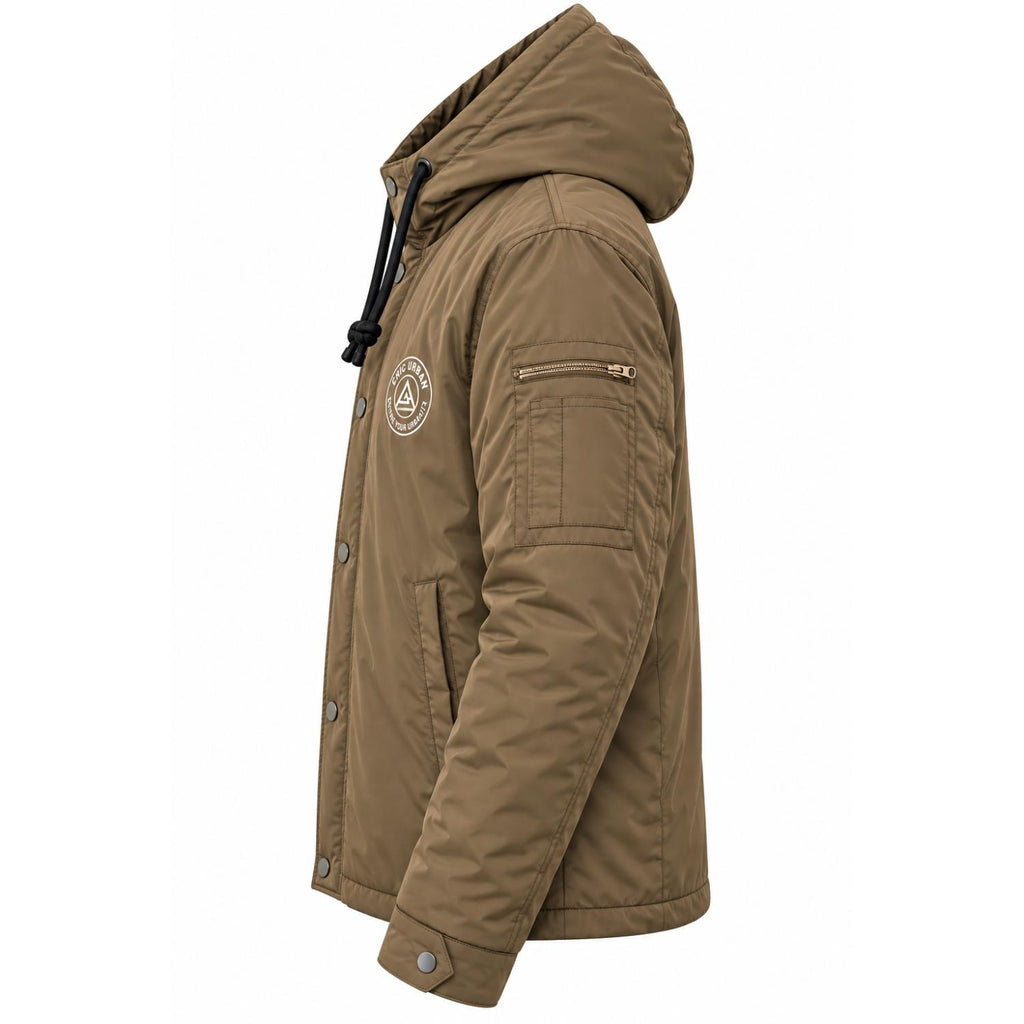 Northline Unisex Hooded Jacket – Khaki