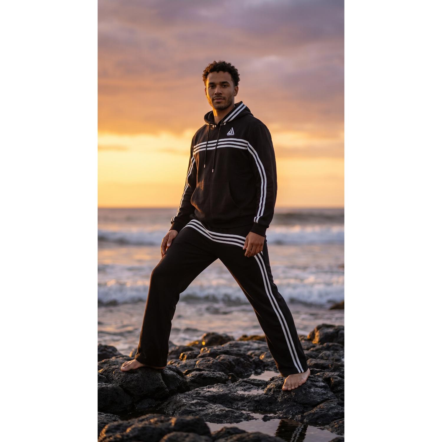Urban Velocity Stripe Tracksuit Set