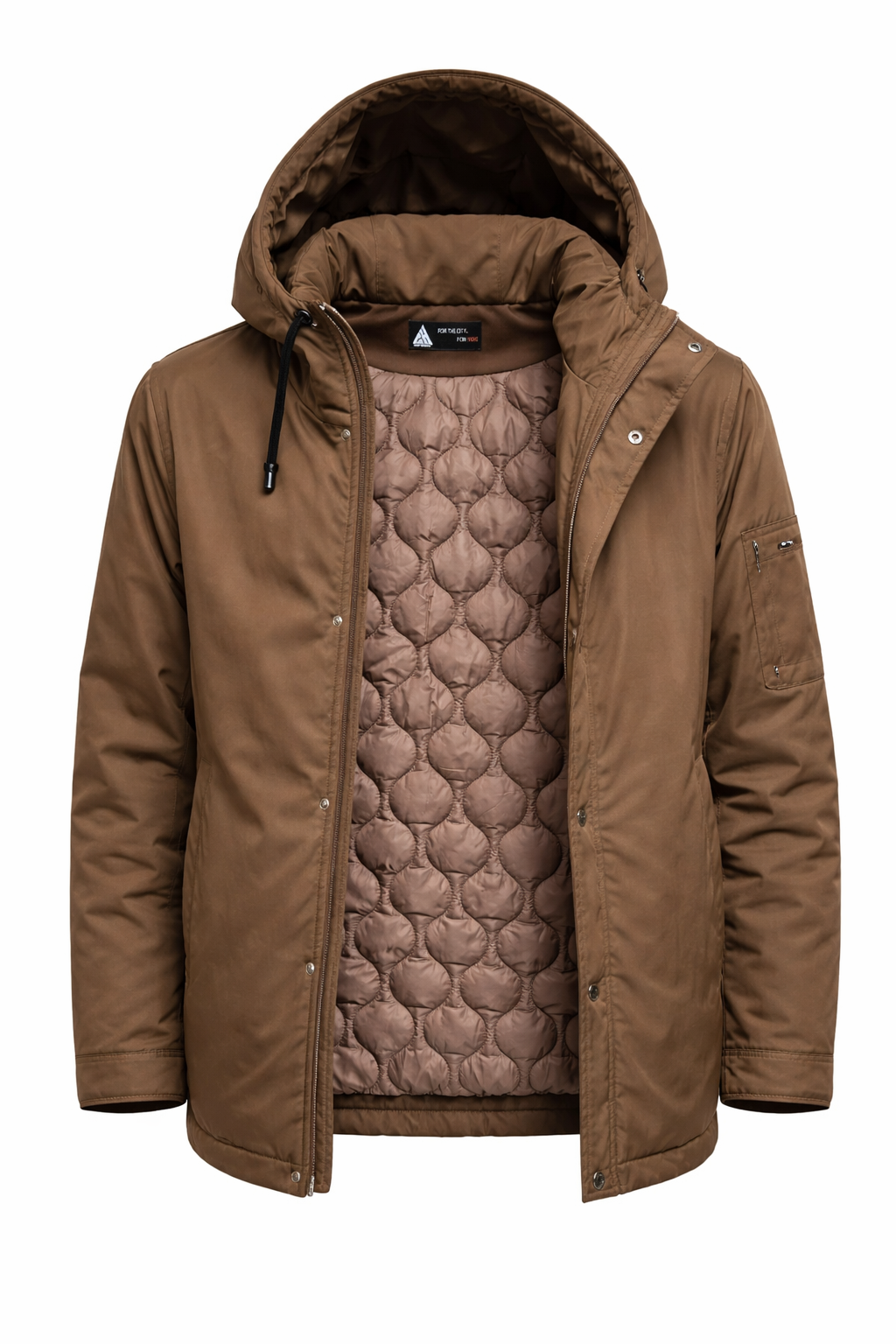 Khaki Drift Hoodie