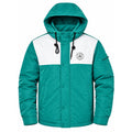 Northline Unisex Hooded Jacket – Green & White