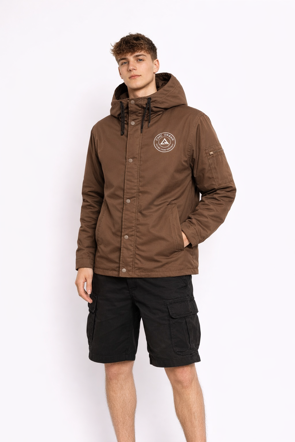 Khaki Drift Hoodie