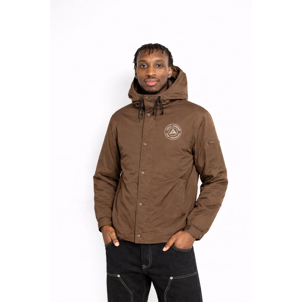 Khaki Drift Hoodie
