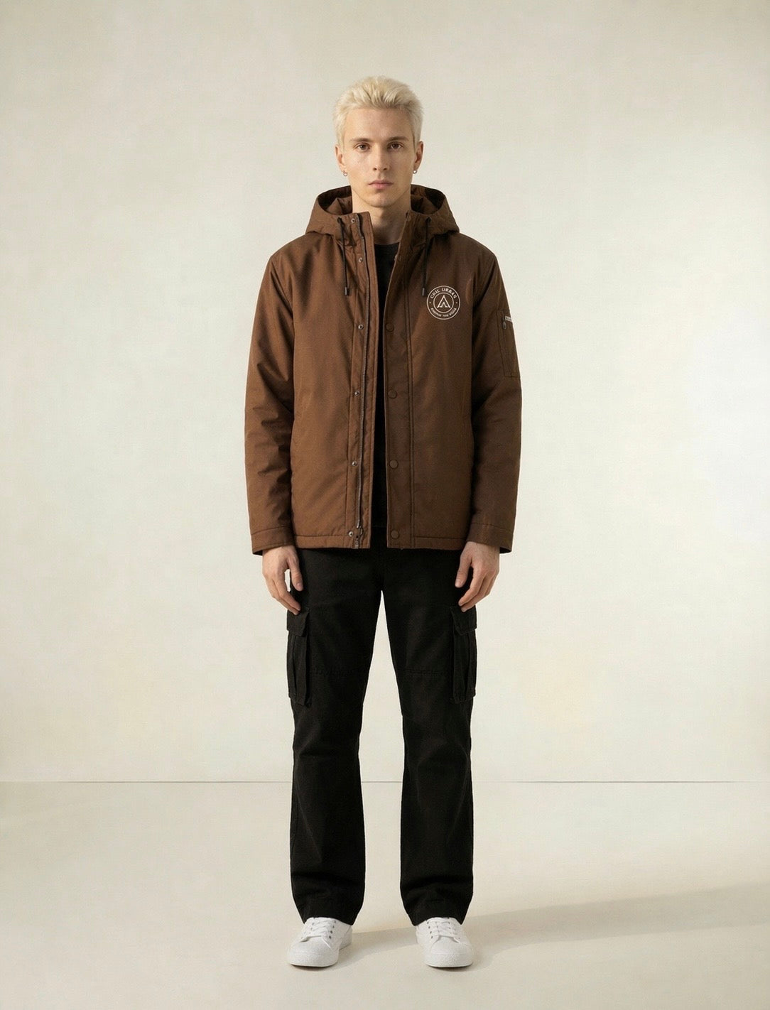 Khaki Drift Hoodie