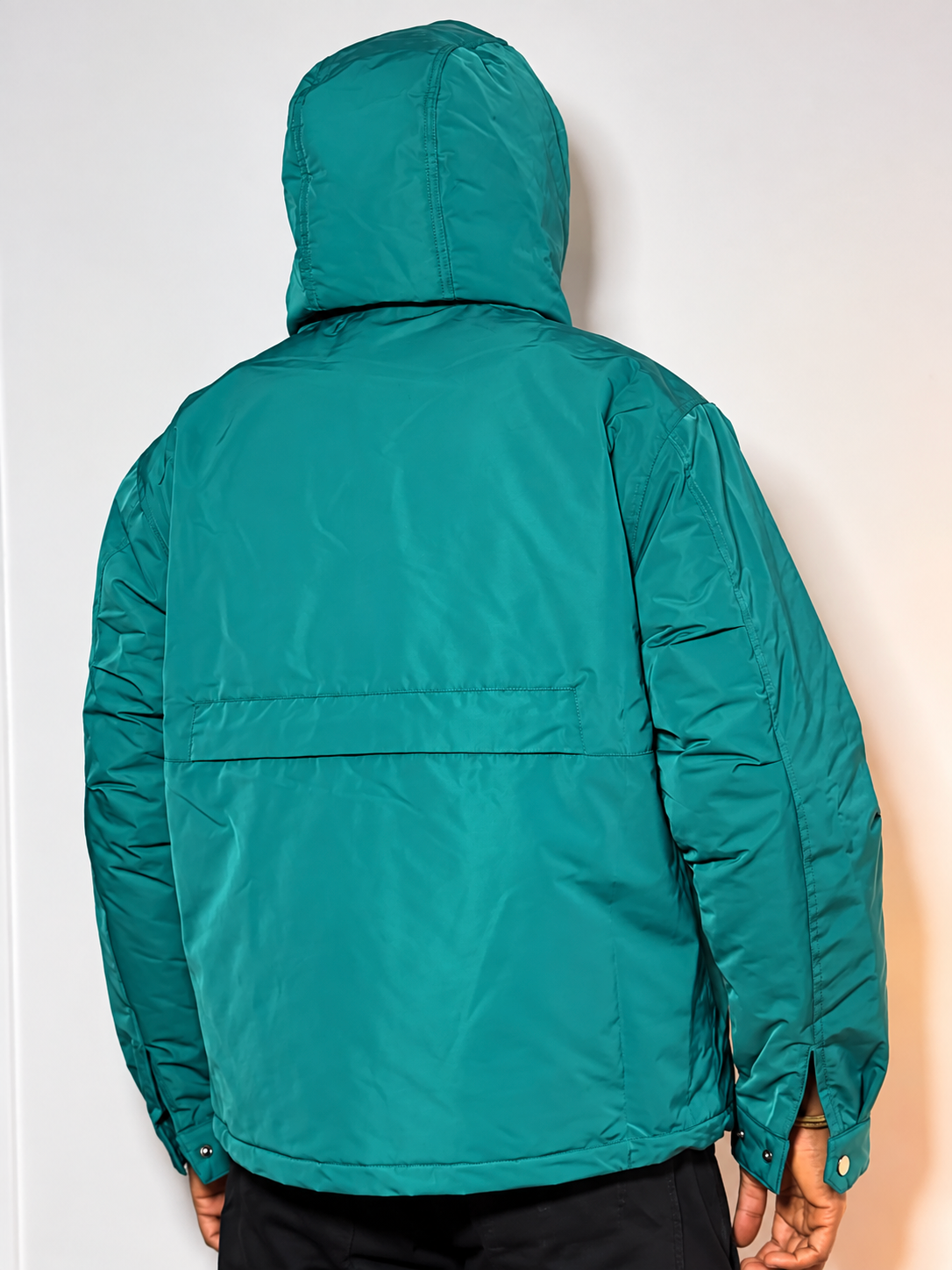 Northline Unisex Hooded Jacket – Green & White