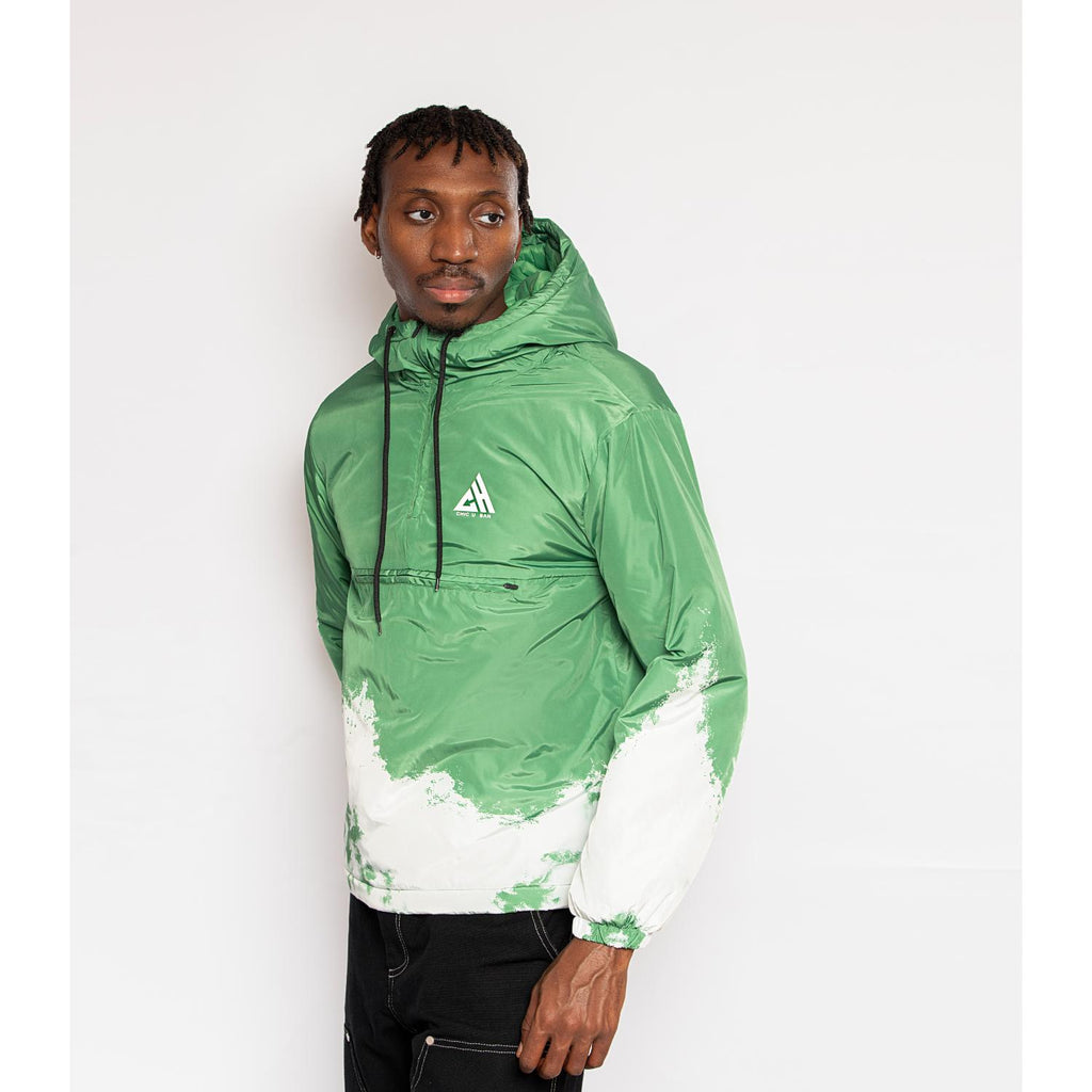 Ocean Crest Anorak-Forest Green Hoodie
