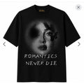 Romantics Never Die Oversized Black T-Shirt